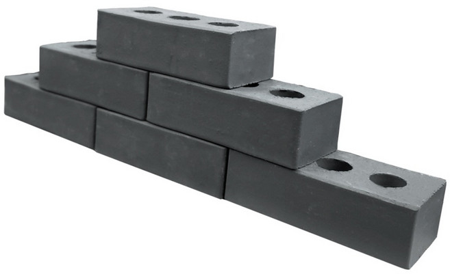 남문건축자재안전 프리마 벽돌, 블랙, 10개