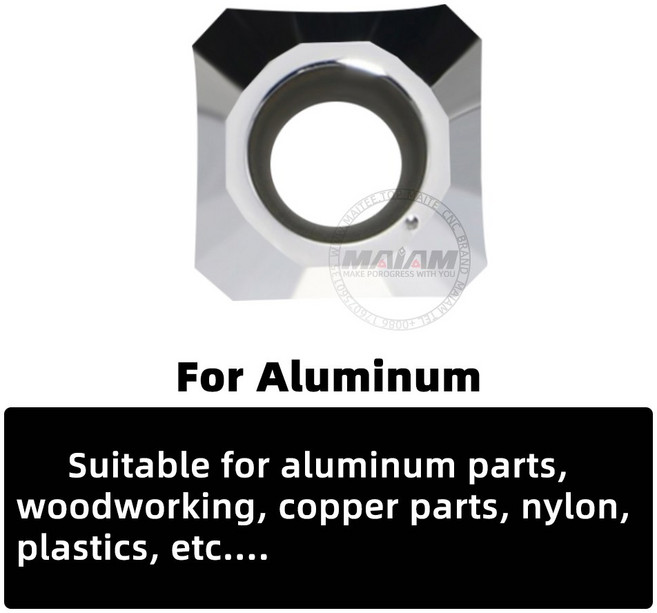 SEHT1204 SEHT 페이스 밀링 커터 45 인서트 KM12 공구 밀용 텅스텐 강철 초경합금 CNC 삽입, B. 20PCS(2 box), 4. For Aluminum parts, 1개