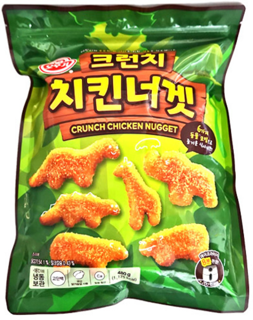 오뚜기 크런치 치킨너켓, 480g, 1개