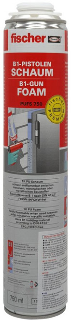 피셔 폴리우레탄폼 건용 PUFS 750 B1 난연성 방화용, 1개