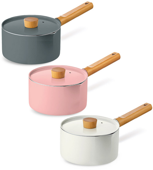 도무스 IH 편수냄비 16cm, 도무스 도도냄비 16편수 핑크(IH)