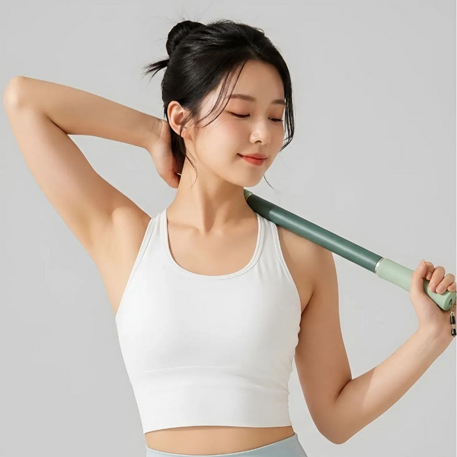 핏룸 프리미엄 바디라인 케어 마사지 스틱, green, 1개