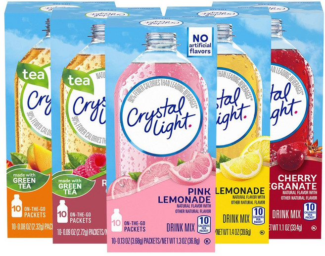 크리스탈라이트 4개 원하는맛 골라담기