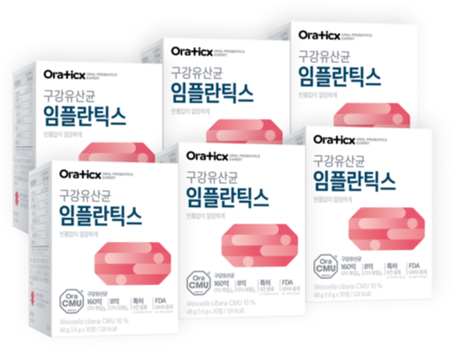 오라틱스 임플란틱스, 48g, 6개