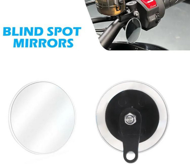 엔드 미러 조절식 후방 보조 사각지대 사이드 회전형 볼록 거울, 1개, 1. Blind Spot Mirrors
