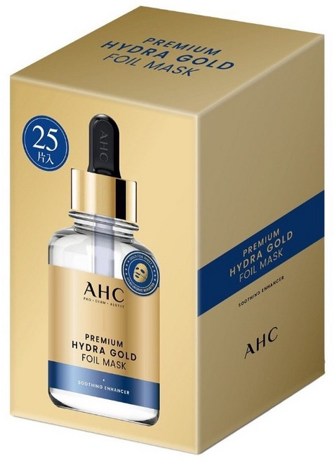 愛的小舖- AHC 極致保濕黃金溫感面膜, 1個, 25