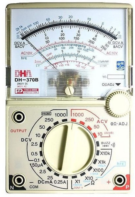 DHA DH-370B 指針式三用電錶 導通蜂鳴 電池測試