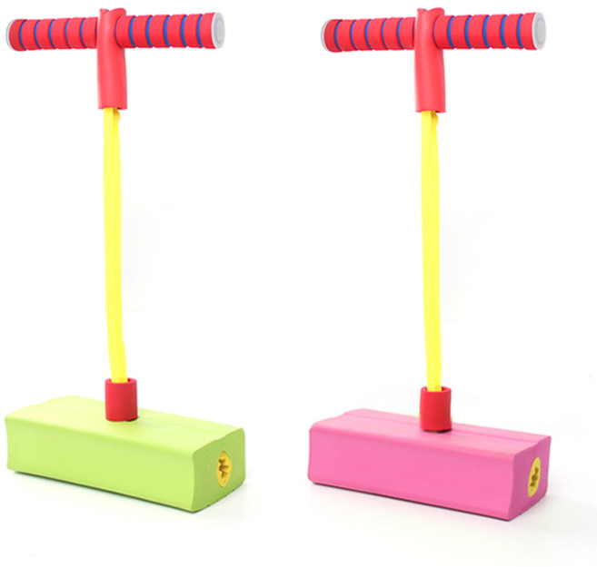 실내 스카이점핑 무소음 스펀지폼 성장판 유아놀이용 아동 어린이집 점프 균형 승용 장난감 남아 여아, W69001B(퍼플 1+1, 1세트