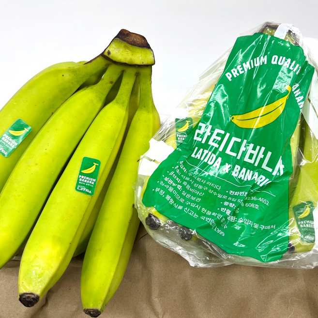 커트 바나나 2.6kg 내외 2송이, 콜롬비아 라티다3송이 3.9kg 내외, 3개