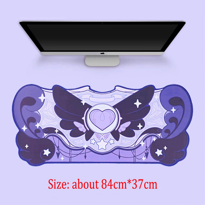 귀여워요 데스크 마우스패드 400X730MM, 1개, 유령. 망령.