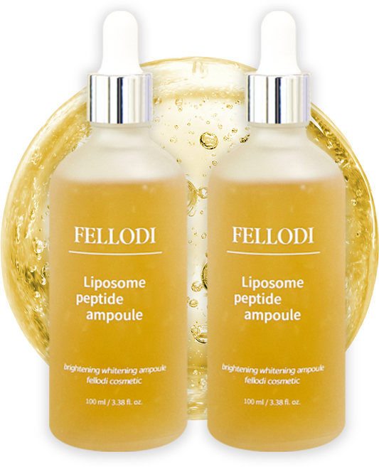 펠로디 리포좀 펩타이드 녹는실 리프팅 앰플 6중 피부개선 임상 수분 세럼 보습 재생 에센스, 2개, 100ml
