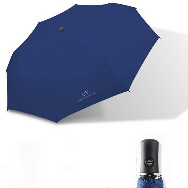 시크벤 초경량 UV 자외선차단 97cm 원터치 암막 3단 자동우산 양우산 우양산