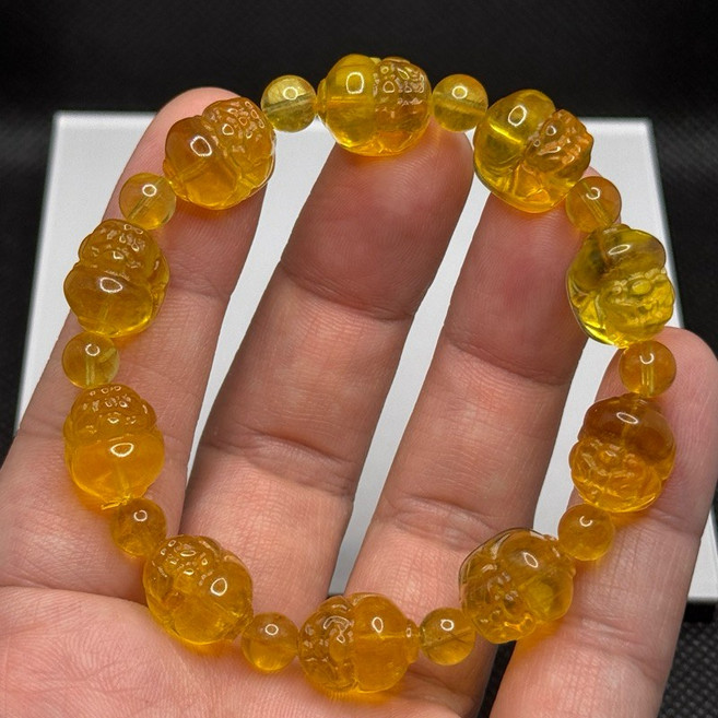 招財 黃螢石 貔貅 手鍊