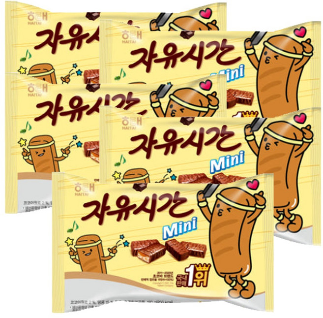 자유시간 미니, 180g, 5개