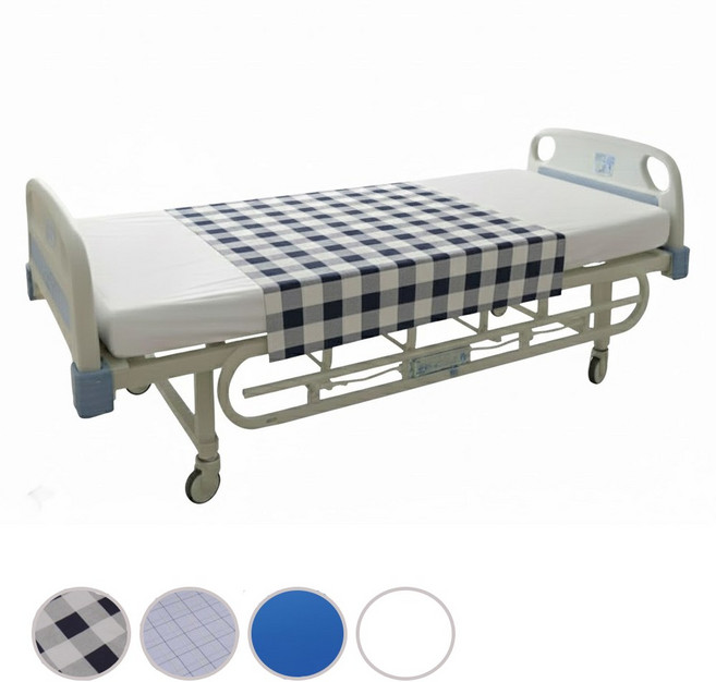 메디코 병원침대커버 반시트 병원침대시트 150x120cm, 1개, 네이비 체크