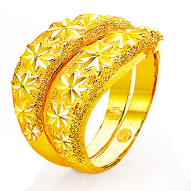 순금 반지 쌍지 웨이브 쌍가락지 11.25g 24k 99.9% t5040r 다이아몬드컷팅