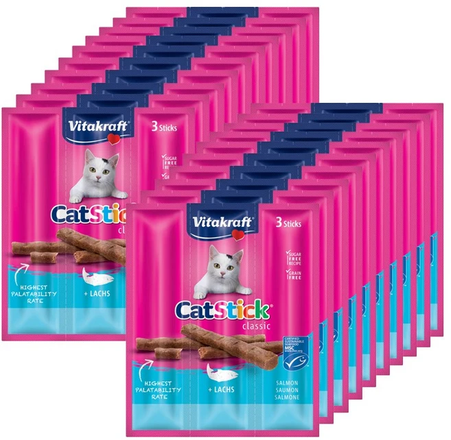 비타크래프트 캣스틱 연어 18g 20개 - 쿠팡