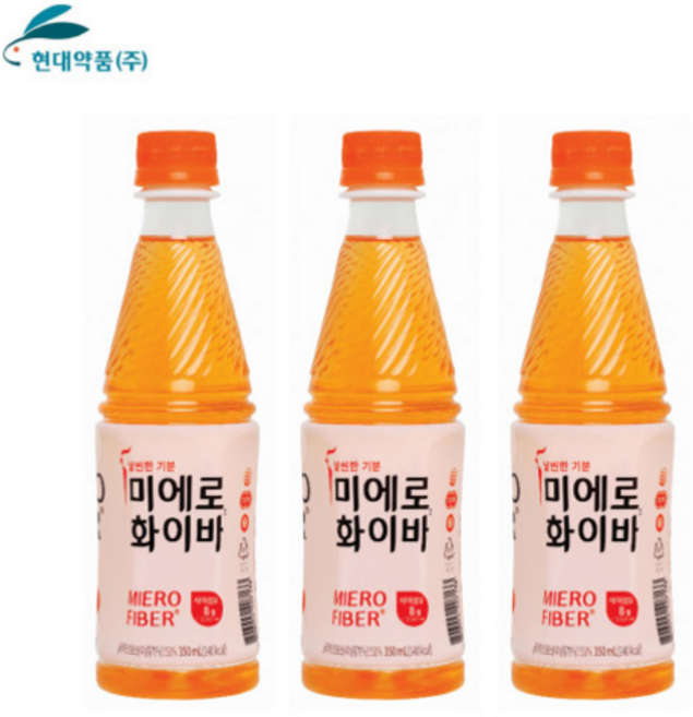 현대약품 미에로화이바 350ml 24개입