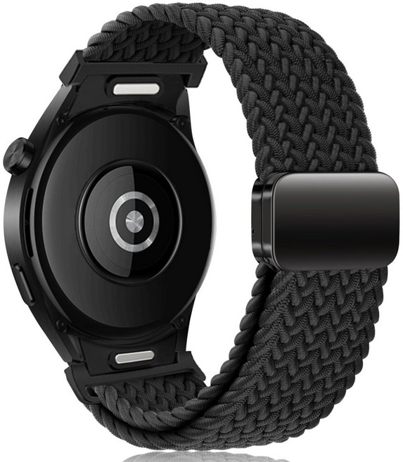 밴드톡 갤럭시워치 호환 울트라 7 6 5 4 마그네틱 브레이드 스포츠 루프 스트랩, 블랙
