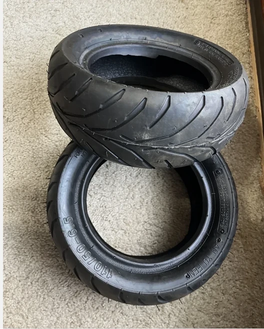 자동차타이어 미니호환 바이크 휠 리어 어 05065 고무 43CC 오프로드 포켓 더트 스쿠터 ATV 부품 HJ04 용, 01 2PCS