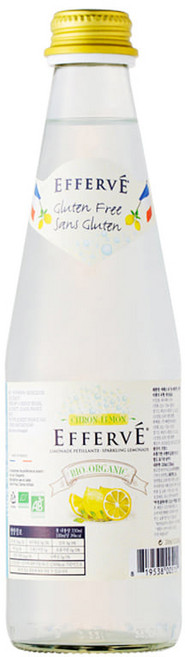 에페브 유기농 레몬향 스파클링(병) 330ml x 6ea, 6개