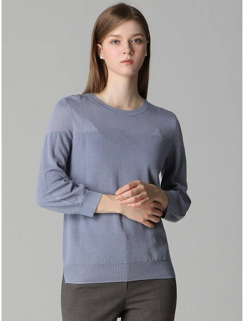 쉬즈미스 볼륨 숄더 울 니트 택가격 138000원