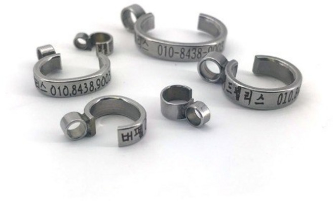 조류 이름표 고리 타입 각인 발목링_내추럴 모든 앵무새 사용, 5호(모앵무), 1개