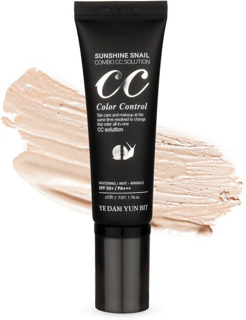 예담윤빛 썬샤인 스네일 콤보 CC크림 SPF45 PA+++, 멀티, 50ml, 1개