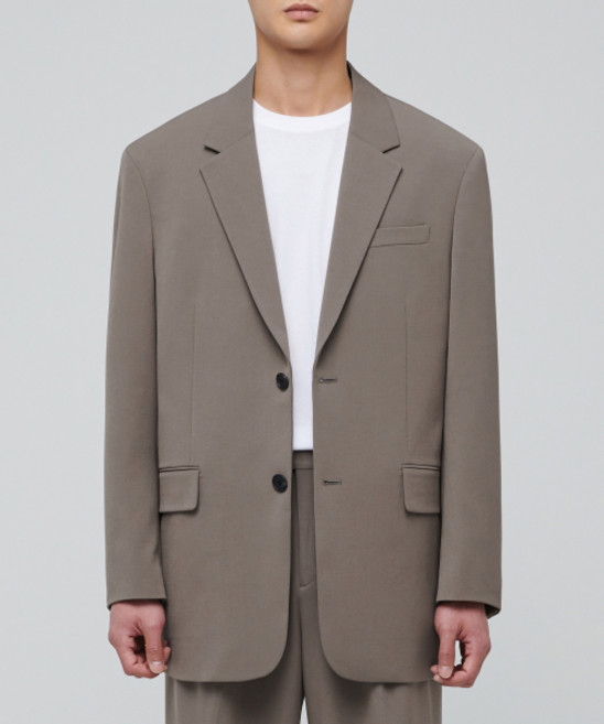 무신사 스탠다드 오버사이즈 블레이저 더스티 베이지 498753