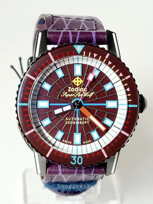 [Zodiac] 조디악 오토매틱 레이저 태그 슈퍼 씨 울프 압축 시계 ZO9307