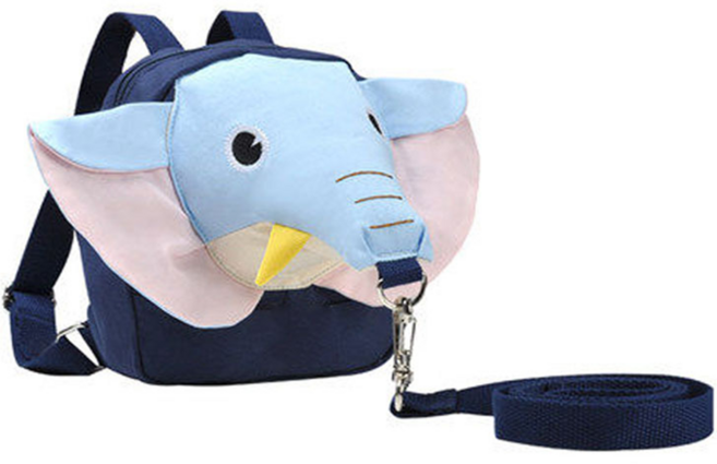 VividChic 아기 코끼리 미아방지 가방 가벼운 경량 백팩