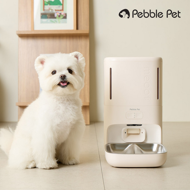 페블펫 반려동물 듀얼 스마트 카메라 Wi-fi 자동 급식기 V56, 1개