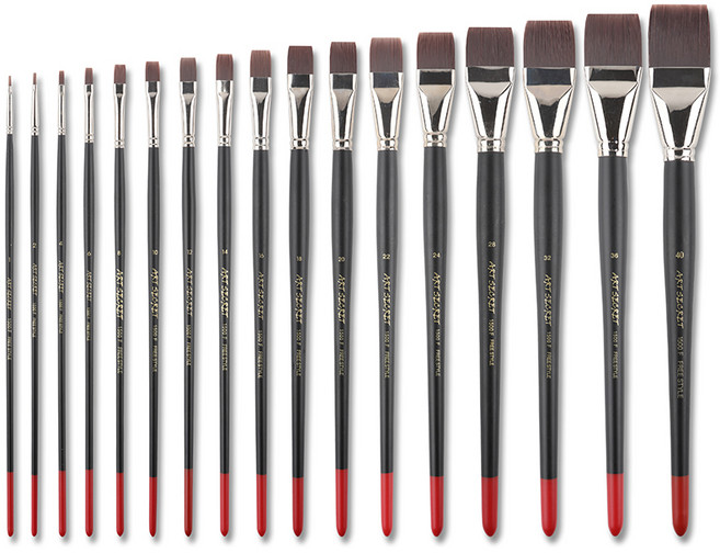 아트시크릿 고급 수채화 브러쉬 아크릴 유화붓 1500F, 12호