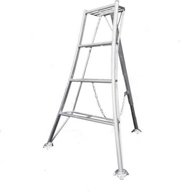 과수원 사다리 알루미늄 합급 정원 조경 농업용 과수용 원예 접이식 4m, 1개