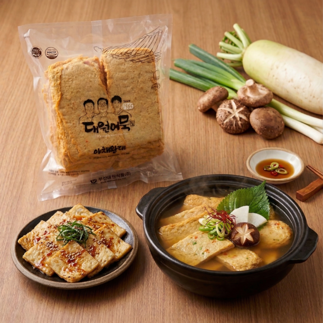 (부산대원어묵) 50장 어묵 2500g 부산어묵 어묵탕용 쫄깃한 어묵 식당용 대용량