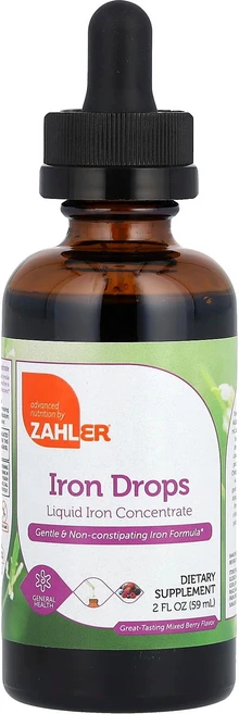 Zahler 아이언 드롭 맛있는 믹스 베리 59ml(2fl oz) Zahler (잘러), Zahler, 아이언 드롭, 맛있는 믹스 베리, 59m, 1개, 59ml - 쿠팡