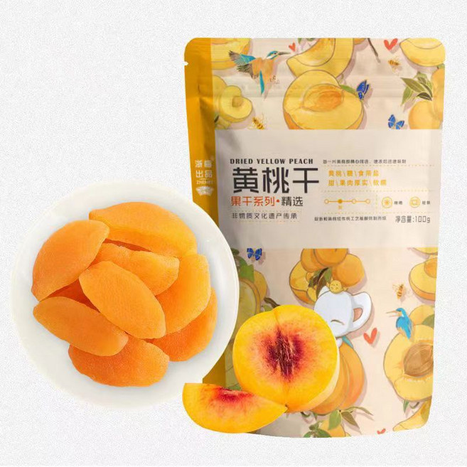 OKYAIOS 복숭아 말랭이 건복숭아 슬라이스, 1개, 2kg