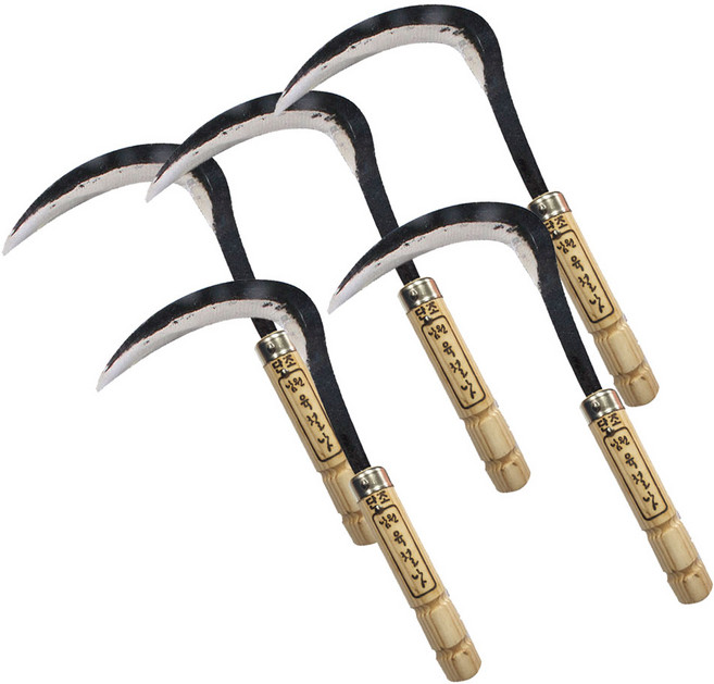 어벤툴즈 남원 육철낫 단조낫 조선낫 잡초제거 벌초 제초 원예 농기구, 5개