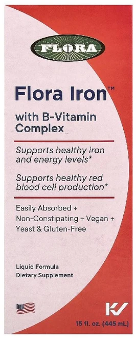 플로라 비타민B 복합체 함유 철분 445ml, 1개, 443.603ml - 쿠팡