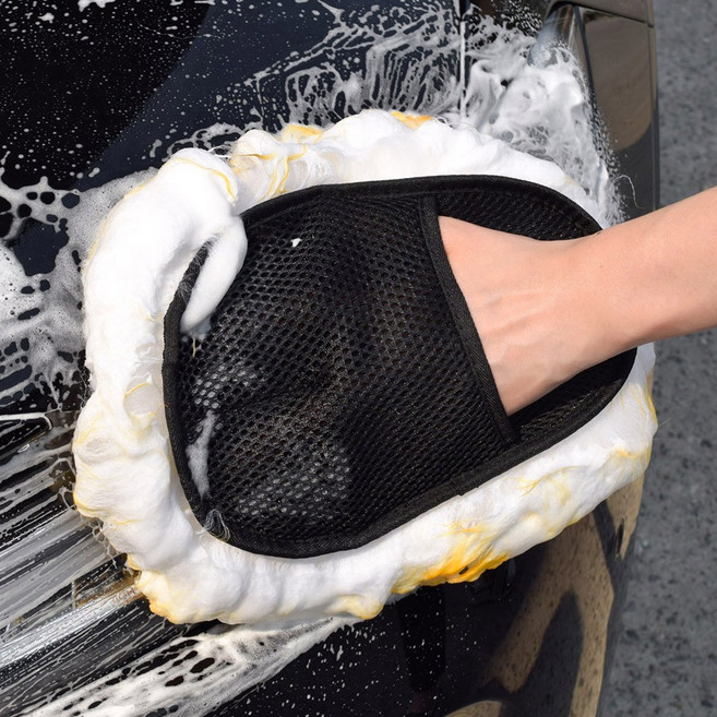 장양모 세차 워시미트 wa072 세차장갑 거품세차, 단품, 1개