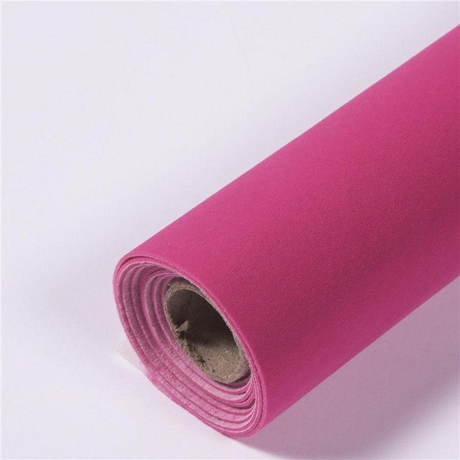벨벳원단시트지 접착 벨벳 패브릭 시트지 공예 1개, 로즈핑크 100cmx148cm