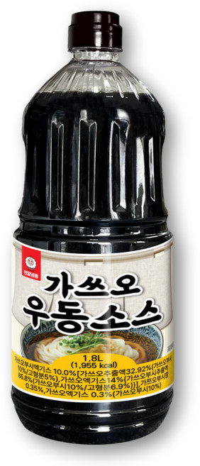 천일 가쓰오 우동 소스, 1개, 1.8L
