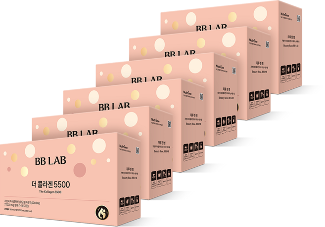 [무료배송/오늘출발] 비비랩 더 콜라겐 5500 고함량 어린콜라겐 마시는 액상 저분자 펩타이드 BBLAB, 700ml, 6박스