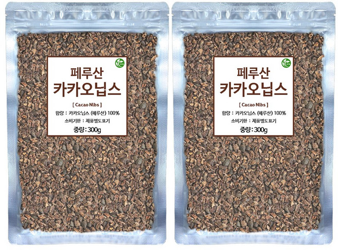 신영몰 카카오닙스 페루산 코코아닙스, 2개, 300g