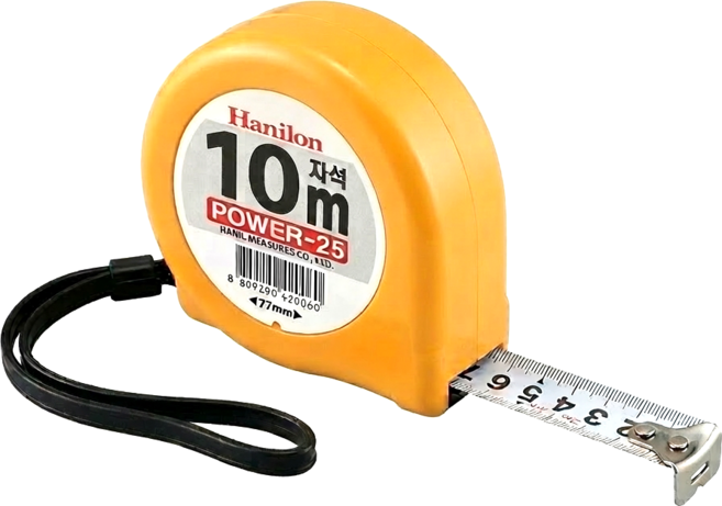 국산 줄자 10m 한일론줄자, 1개