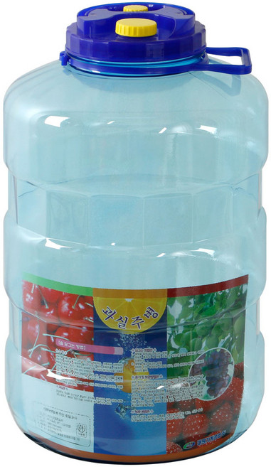 PET 청매실 주병 (30L) 술병 과일청 과일주 매실통 매실병 밀폐 저장 용기, 30L, 1개