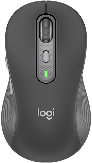 로지텍 M750 멀티 컴퓨터 무소음 무선 블루투스 마우스 3대 연결 수신기 포함, 블랙