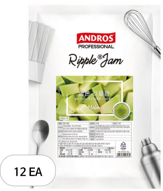 안드로스 멜론 리플잼, 1kg, 12개