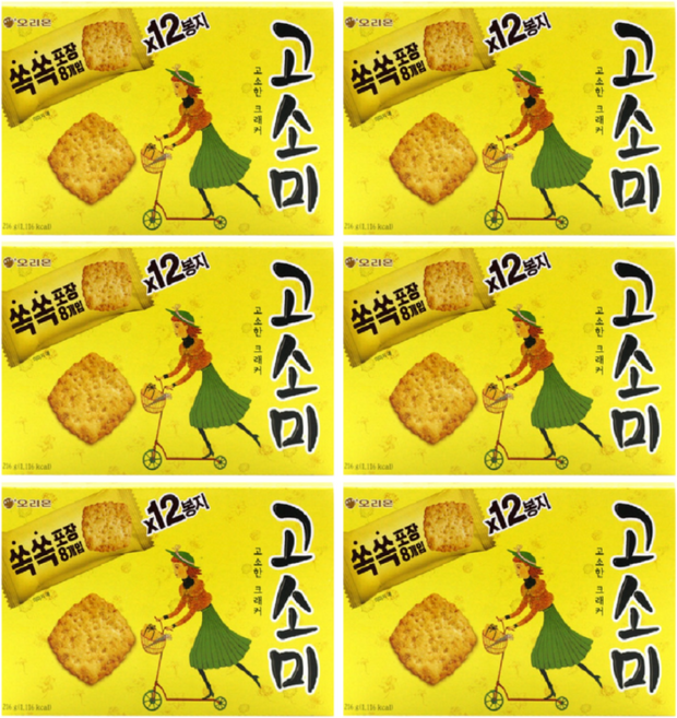 오리온 고소미, 216g, 6개