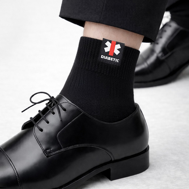 레스큐삭스 당뇨환자전용 당뇨양말 프리미엄 텐셀 인증 무압박양말 심리스 양말 3켤레